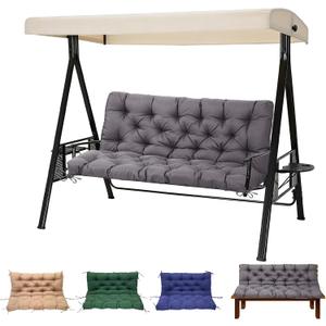 EverPine Outdoor Swing Cushion Replacement Patio Bench Cushion Waterproof Thick Seat Pad for Porch Swing Daybed Garden Sofa Furniture (Dark Gray)