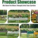 Land Guard Galvanized Raised Garden Bed with Legs, 962432in Raised Garden Beds Outdoor with Drainage Holes, Planter Boxes Outdoor for Backyard, Patio, Balcony, 1200lb Capacity, Silver