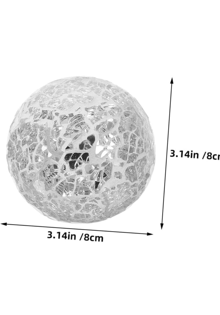Cabilock 1pcs Mosaic Sphere Balls Round Mosaic Balls for Table Centerpieces Home Desktop Ornament Mosaic Balls Dec