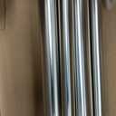 Cambria Designer Brushed Nickel Fixed Length Double Curtain Rod - 9 ft
