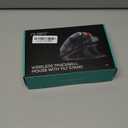 Nulea M511 Wireless Trackball Mouse, Rechargeable Ergonomic Thumb-Control Mouse with Tilt Stand, Smooth & Precision Tracking, 3 Device Connection (Bluetooth or USB Receiver), for PC/Mac/Laptop-Blue