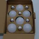 Yochoice 12Pack A19 LED Light Bulbs 100 Watt Equivalent 5000K Daylight White, No Flicker E26 Medium Screw Base Bulbs, 1100Lumens, Non Dimmable