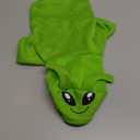 QWINEE Alien Dog Hoodie Dog Warm Jacket Coat Puppy Sweatshirt Christmas Halloween Dog Costume Cosplay Winter Dog Clothes Pet Apparel for Small Medium Dogs Cats Kitten Solid Green L