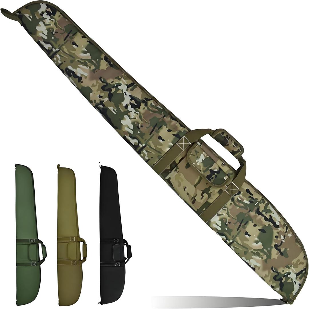 Soft Rifle Case Gun-Bag Shotgun case 52/54Inches Padded Rifle Carrying Case for Hunting and Shooting