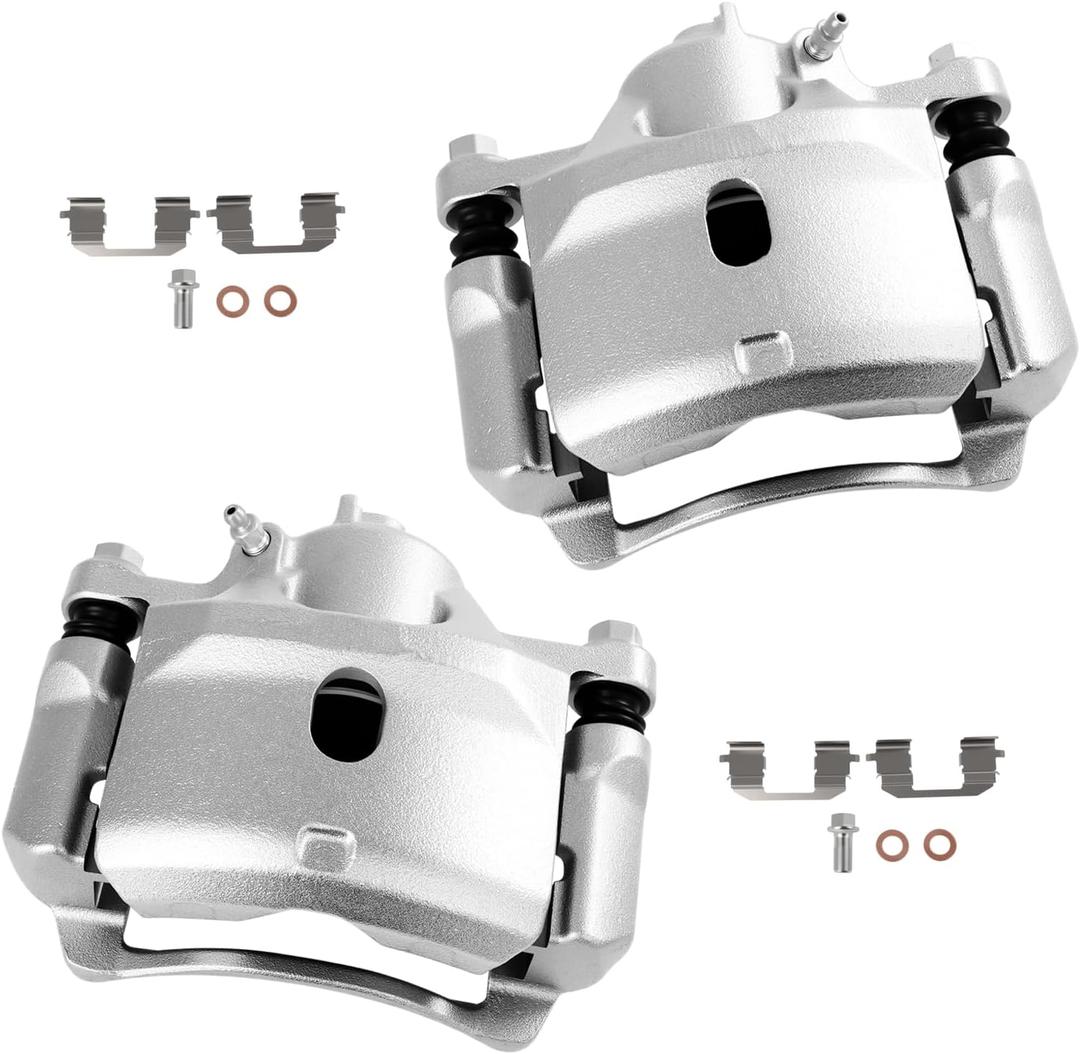 cciyu Front Left & Right Brake Calipers Assembly w/Bracket 19B2090 19B2091 1998 1999 2000 2001 2002 For Honda For Accord