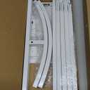 Putros Metal Arch Backdrop Stand White Wedding Backdrop Stand Set of 2 (7.2FT,6FT) Square Arch Frame for Birthday Party Graduation Ceremony Decoration