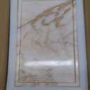 100% Natural Marble Serving Tray Luxury Marble Storage Tray for Home Decor Stone Tray for Bathroom/Kitchen/Vanity/Dresser,Plate Holder for Tissues, Candles, Towel (12" x 8" x 0.7")