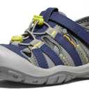 KEEN Unisex-Child Knotch Creek Casual Comfortable Sandals (11 Little Kid, Steel Grey/Blue Depths)