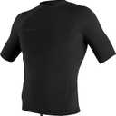 O'Neill Men's Reactor-2 1mm Short Sleeve Pullover Wetsuit Top, Lightweight Warmth and Good Flexibility for Surfing, Paddleboarding, Kayaking, Black, Medium