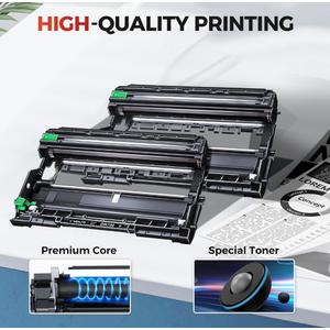 Compatible DR730 (Not Toner) Replacement for Brother Drum DR730 DR-730 Compatible with MFC-L2750DW HL-L2370DW MFC-L2710DW HL-L2350DW DCP-L2550DW Printer (2 Pack, Black)