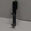 Officemate Double Coat Hooks for Cubicle Panels, Adjustable 1.25-3.5 Inch, Charcoal (22005) (Black)