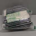 DriftAway Farmhouse Curtains for Living Room Vertical Striped Linen Curtains Semi Sheer Light Filtering Grommet Window Treatments, 96 Inches Long, 2 Panels, Black on Beige