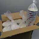 Upper Midland Products [170 Cups 8 oz Disposable Hot Chocolate Cups - Double Wall Insulated Cups - Disposable Hot Cocoa Christmas Cups- Recyclable To Go Cups