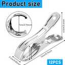 33 X 18 Ft Oval Swimming Pool Leaf Net Cover,Pool Winter Cover Mesh Cover with 12 Pcs Large Metal Clips, Pool Safety Net Fits 15x30 Above Ground Pools, Keeps Leaves Out of Your Pool