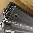 Black Portable Wheelchair Ramp, 8FT No-sew Non-Slip Aluminum Wheelchair Ramp, Folding Portable Wheelchair Ramps for Home, Weight Capacity Up to 800 LBS, Loading Dock Plates (8FT Using height 8-24")