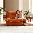 LEIMAOFC Bean Bag Chair,Memory Foam Bean Bag Chairs,Filled with High-Resilience Memory Foam,Skin Friendly Corduroy Fabric,for Living Room, Bedroom, Apartment