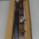 Homode Coat Rack with Wall Mount, 24 Inch Long Entryway Wall Shelf with Hooks, Wood Hanger with Storage Shelf for Bathroom, Hallway, Rustic Brown Black