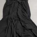 Miusol Women's Vintage V-Neck Slim Style Ruffle Split Evening Formal Maxi Dress, XL