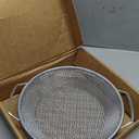 2PCS Soil Sifter for Gardening, Rock Sifter for 5gallon Bucket, Dirt Sifter Compost Sifter, Sifter for Gravel Sawdust Vermicompost, 3mm, 6mm Soil Sifter with Handle (2PCS(1/4in,1/8in))