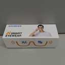 Smart Glasses with Photochromic Lenses for Men and Women AI Translation Smart Glasses with Translator 164 Languages IP67 Waterproof Bluetooth Glass Blue Light Protection (KM02_Black)