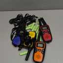 Wishouse Walkie Talkies for Adults Long Range-Rechargeable 4 Pack 2 Way Radios, Hiking Accessories Camping Gear Xmas Birthday Gift for Kids Family with Lamp,SOS Siren,NOAA Weather Alert,Easy to Use (Red Blue Orange Yellow)