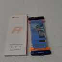 Waterproof Phone Pouch Bag - 7.5in Water Proof Cell Phone Case for Beach Travel Must Haves, Waterproof Phone Holder with Lanyard for iPhone 16 15 14 Pro Max Galaxy S24+ Pixel 8 Pro, Cruise Essentials ([Black+Nav+Orangey+Pink] Waterproof Phone Pouch)