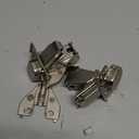 Chibery 2 Pack 165 Degree Lazy Susan Hinge, Face Frame, CLIP ON Plate for Easy Installation, Soft Close Multi-pivot Concealed hardware for Corner Kitchen Cabinet, Cupboard Folded, Folded Door, Closets