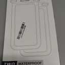 Hiearcool Waterproof Phone Pouch, Waterproof Phone Case, Waterproof Cellphone Pouch Under Water Beach Accessories for iPhone -Black&Orange -2Pack