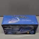 Hamilton Beach Steam Iron & Vertical Steamer for Clothes with Scratch-Resistant Durathon Soleplate, 8' Retractable Cord, 3-Way Auto Shutoff, Anti-Drip, 1500 Watts, Blue