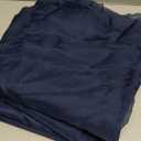 Size 41Inch x 71Inch.  Sheer Navy Blue Organza Fabric - Lightweight Decorative Material For DIY Crafts, Wedding Decor, Draping, and Gift Wrapping