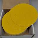 VDNH36 Hook and Loop Sanding Discs in Heavyweight Paper with 36 Grit Gold Aluminum Oxide (Pack of 50), 6"