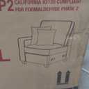 YOPTO 127\" L-Shaped Sectional Couch with Movable Ottoman & 6 Throw Pillows,7 Seat Chenille Upholstered Sofa W/2 Cup Holder,USB Port & Hidden Storage Box,DIY Combination,for Living Room,Apartment,Beige