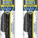 Rain-X 810364 Repellency Water Repellent Wiper Blades, 24" Windshield Wipers (Pack of 2) New & Improved Version of Latitude 