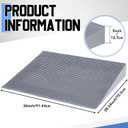EVA Foam Threshold Ramp, Lightweight Non Slip Doorway Ramp for Wheelchair Walker Scooter, Indoor Outdoor Entry Access for Home Bathroom Garage(Gray,36" l X 28" w X 5" h)