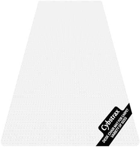 Amazon.com : Cybstrax Office Chair Mat for Carpet Floor, 0.1" Thick 96" x 48" Heavy Duty Chair Mats for Low Pile Carpet, Under Desk Protector Carpeted Floors Mat for Work (Transparent, Rectangular) : Office Products