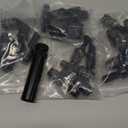 GAsupply M12x1.5 Lug Bolts 28mm Shank Fit for BMW BMW 3 7 Series M5 M6 Z3 Z4 Z8, Black 12x1.5 Spline Lug Bolt Stock Stud Cone Seat, 20pcs +1pcs 3/4" & 13/16" Hex Socket Key