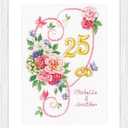 Vervaco Wedding Anniversary Counted Cross Stitch Kit 23x32cm