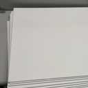 6 Pack 12 x 12 Inch White Plastic Sheet, 1/8 Inch(3mm) Thick Faint Translucent Plastic Panels with Protective Film for Signs, DIY Display Projects, Craft