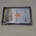 5.5x8.5 Picture Frame Black for Wall Hanging or Tabletop, Wall Mounting Horizontally or Vertically, 5.5 x 8.5 Wall Gallery Poster Photo Frame with Shatter Resistant Plexiglass, Black