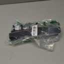 VIS'V Key Holder Wall Mount, Compact Adhesive Key Rack with Tray, 6 Hooks, 2 Mount Options, Black