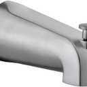 Design House 522920 Slip-On Tub Diverter Spout, 5 Inch, Satin Nickel