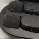 PQRQP 3 in 1 Microphone for iPhone/Android/Camera, Wireless Microphones, 328ft Transmission, 18H Battery Life, Mini Microphone for Record Interview, Vlogs, YouTube, Tiktok (Ebony Black)