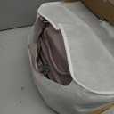 LUGGEX Underseat Carry On Luggage with Wheels, UDK Stylish Lightweight Under Seat Luggage, Soft Sided Personal Item Suitcase for Short Trip (UX-Core, Grey Pink, 16 Inch)