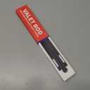 12 inch Valet Rod for Closets Pull Out Closet Valet Rod Slide Out Black Pull Out Clothes Hanger With 4 Hooks