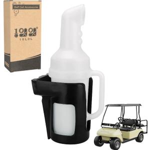 10L0L Universal Golf Cart Sand Bottle with Holder for Yamaha, EZGO, Club Car, Divot Filler Sand Seed Container Dispenser (2)