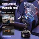 Magnetic Vacuum Car Phone Holder with Strong Suction Cup 360 Adjustable Foldable Phone Mount Portable Phone Holders for Your Car/Gym/Mirror Mount for iPhone & Android