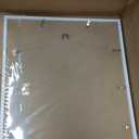 upsimples 16x20 Picture Frame, Display Pictures 11x14 with Mat or 16 x 20 Without, Wall Hanging Poster Frame, White, 1 Pack