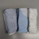 3-Pack Organic Baby Swaddle Sleep Sacks - Swaddles for Newborns, Infant 0-3 Months, Baby Girls, Boys, Soft & Snug Newborn Sleep Sack, Nursery Swaddling Blankets (ABC Land Cloud)