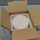 Mister Candle Dripless Vanilla Scented Ivory Pillar Candles Set of 1, Hand Made Vanilla Pillar Candles with Essential Oils for Home Decor, Premium Wax, 60 Hr Burn Time (3x4 inch)