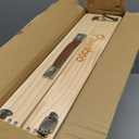 2026 Upgraded Dog Ramp for Couch, Foldable Small Dog Ramp for Sofa, 4 Adjustable Height from 13'' to 21", Portable Stable Pet Steps with Non-Slip Pad, Pet Ramps Use for Sofa Couch Stairs (A-wood Color)